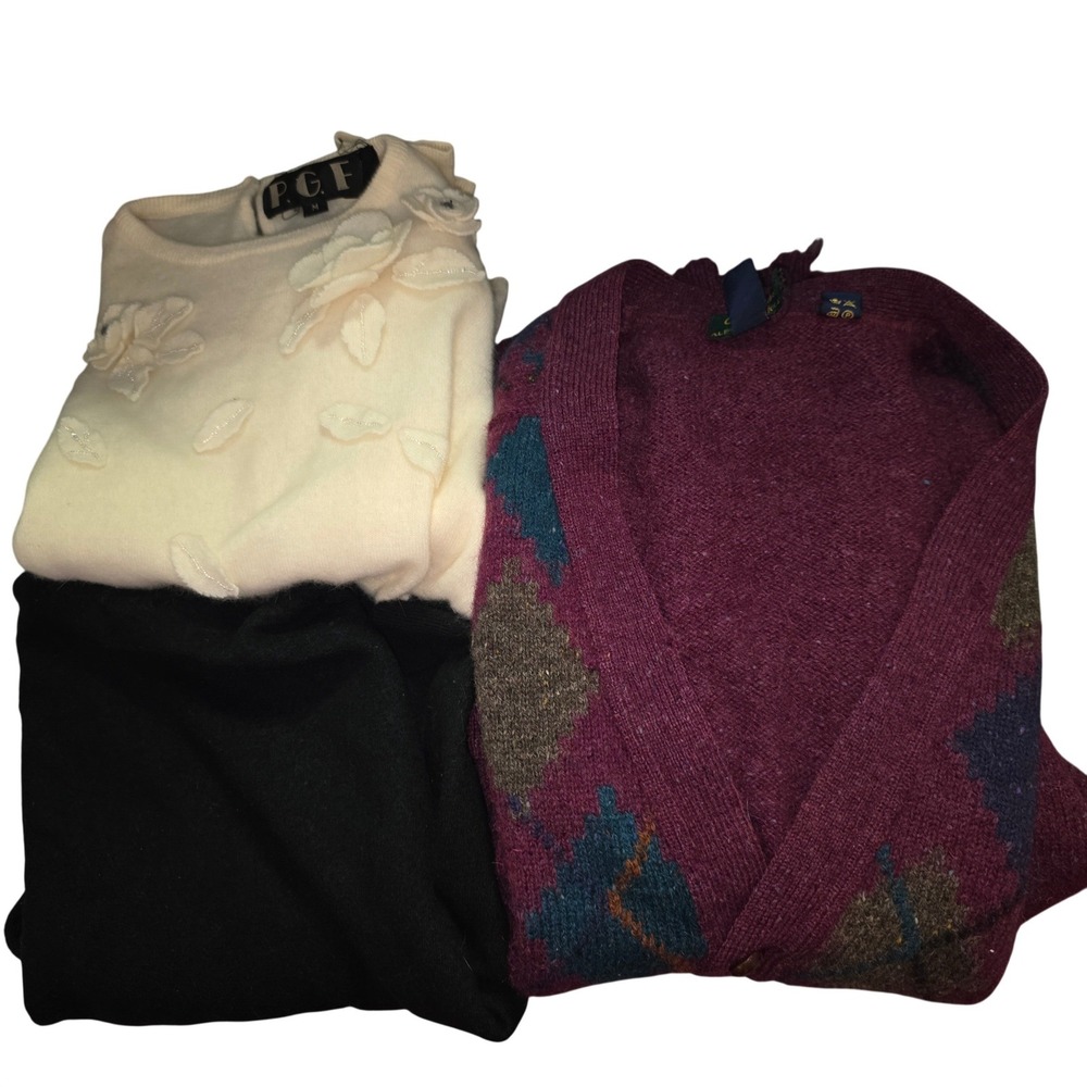 Damanged Wool Blend‎ Sweaters for Crafting ReUse Upcycle